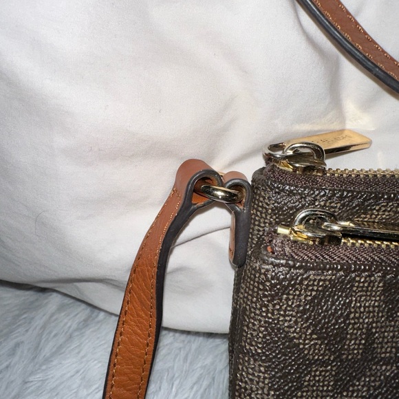 Michael Kors Fulton Monogramed Cross Body Purse - Picture 11 of 11